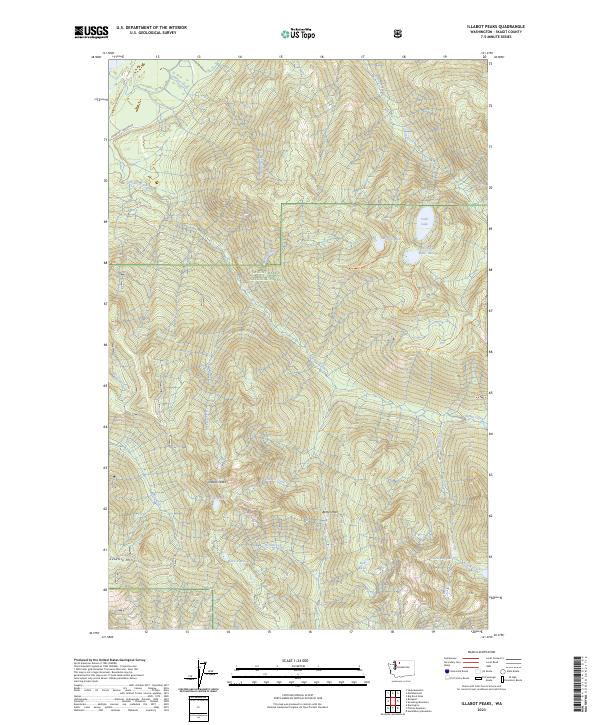 Illabot Peaks, WA — USGS 7.5-minute topo (2023)