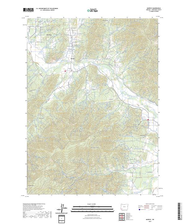 Murphy, OR — USGS 7.5-minute topo (2023)